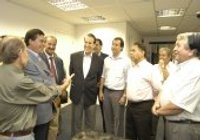 Quércia visita Câmara