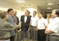 Quércia visita Câmara