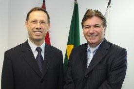 Aurélio Cláudio recebe presidente da Wizard