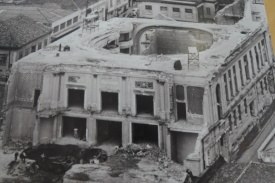 Foto: exposição registra demolições 