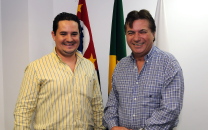 Novo presidente do Conselho Comunitário visita a Câmara
