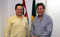 Novo presidente do Conselho Comunitário visita a Câmara