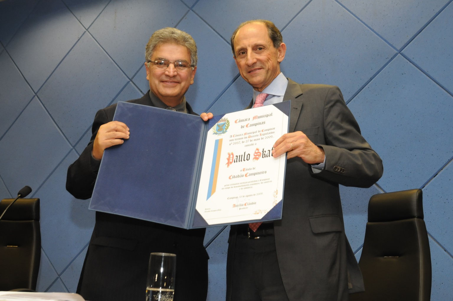 Presidente do Fiesp recebe homenagem e fala de investimentos 