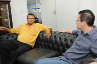 Vereador de Santa Clara D'Oeste visita Câmara