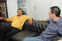 Vereador de Santa Clara D'Oeste visita Câmara