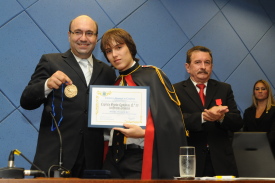 Câmara oferece medalha à Ordem Demolay
