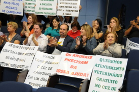 Veterinário de graça no CCZ passa pela 1ª votação