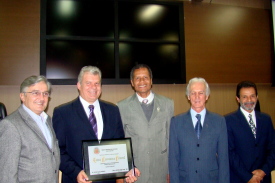 Vereador Miguel Arcanjo participa de homenagem à CEF em Americana
