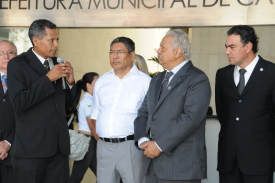 Câmara participa de lançamento de novo modelo para a GM
