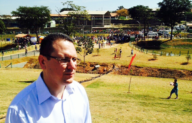 Câmara acompanha abertura da segunda maior praça de Campinas, que beneficiará 450 mil pessoas; Rafa Zimbaldi destaca investimento nos novos distritos aprovados pelo Legislativo