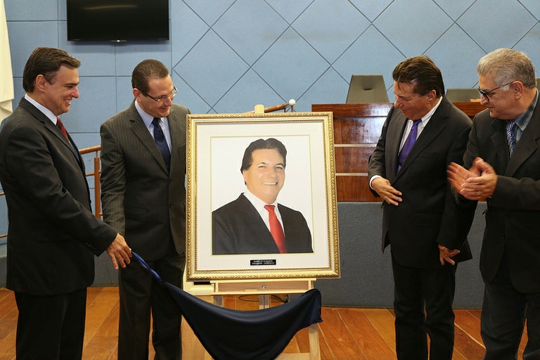 Na semana de aniversário, novos quadros na Galeria dos Presidentes são inaugurados; efígie de Neusa do São João é acrescida à Galeria das Vereadoras