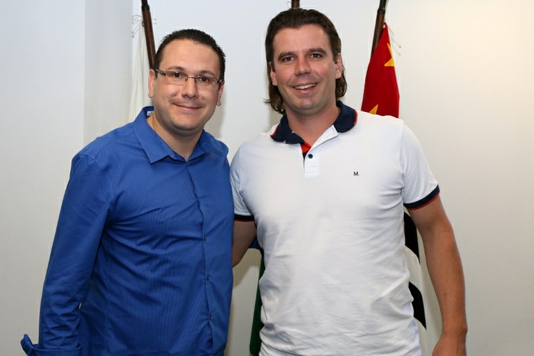 Rafa Zimbaldi recebe presidente da Câmara de Valinhos: troca de experiências bem sucedidas