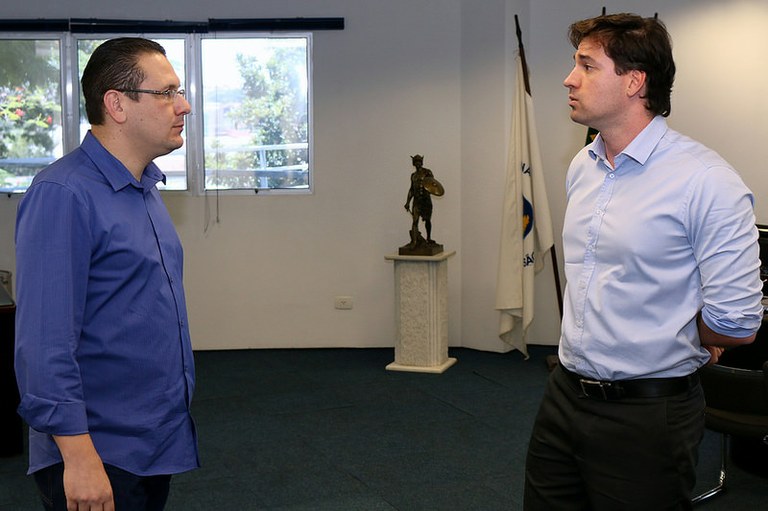 Vice-prefeito de Campinas visita presidência da Câmara
