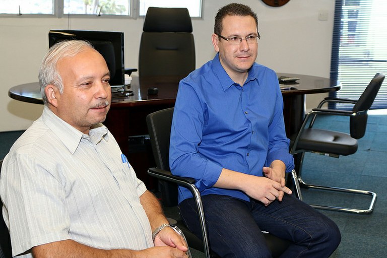 Rafa Zimbaldi (PP) apresenta trabalhos da Elecamp para presidente da Câmara de Guapiara (SP)