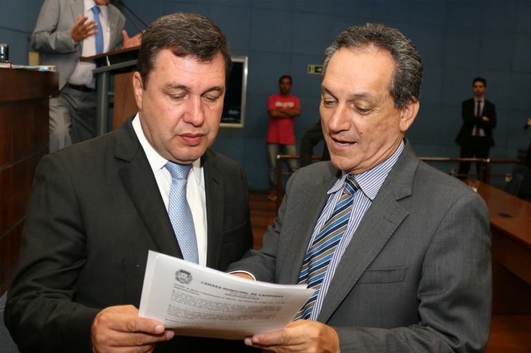 Rossini e Cirilo protocolam projeto da Torcida Mista no Futebol de Campinas