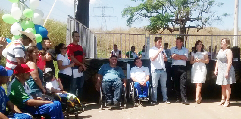 Câmara acompanha lançamento da pedra fundamental do Centro de Treinamento do Grupo de Amigos Deficientes e Esportistas de Campinas