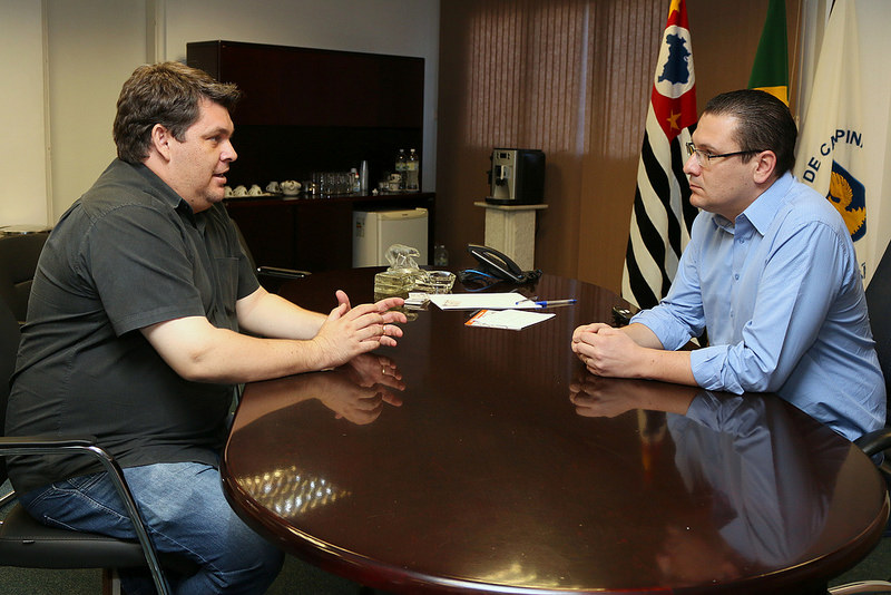 Presidente Rafa Zimbaldi recebe vereador de Mogi Mirim para fortalecer ações em prol da Santa Casa