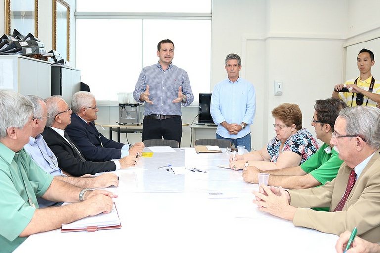 Tenente Santini recebe CONSEGs na Câmara e propõe integração dos trabalhos dos Conselhos com o Legislativo e unir sistemas da CimCamp com  a Policia Militar
