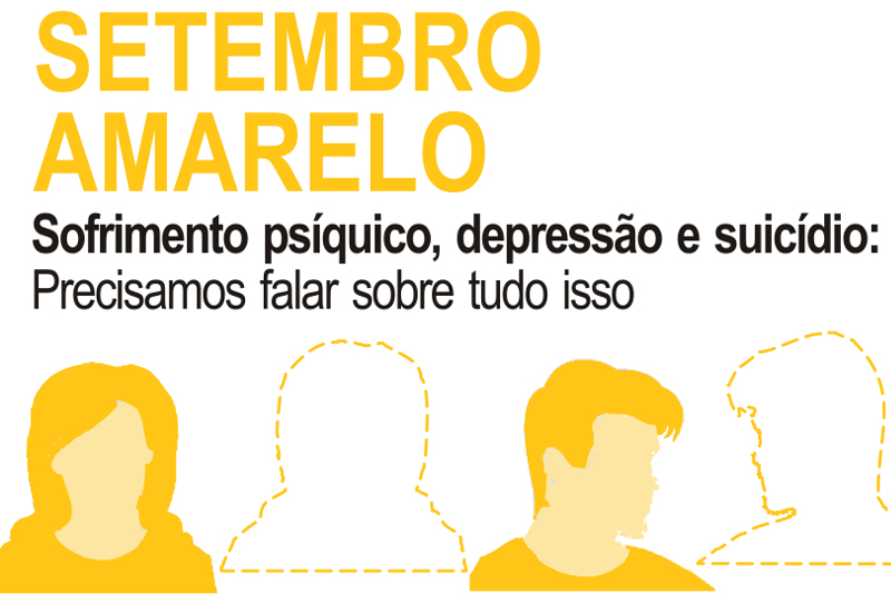 Setembro Amarelo: no mês da prevenção ao suicídio, Câmara promove a palestra  “Sofrimento psíquico, depressão e suicídio: Precisamos falar sobre tudo isso”