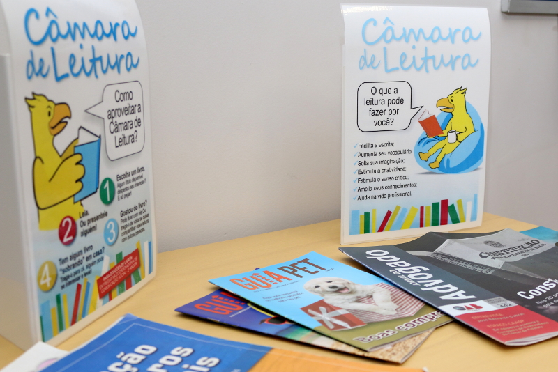 Câmara de Leitura: projeto oferece livros gratuitos para quem vem ao Legislativo e recebe  doações de obras que também são disponibilizadas ao público