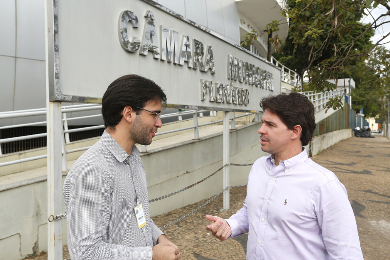 Marcelo Silva recebe vereador do Rio para debater ações relacionadas a cobrança do IPTU 