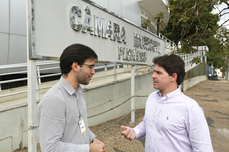 Marcelo Silva recebe vereador do Rio para debater ações relacionadas a cobrança do IPTU 