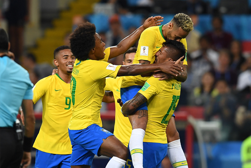 Fotos exclusivas da vitória do Brasil contra a Sérvia já estão na exposição A Câmara na Copa