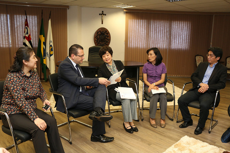 Rafa Zimbaldi recebe comitiva chinesa, da cidade de Shenyang, para estreitar relações internacionais