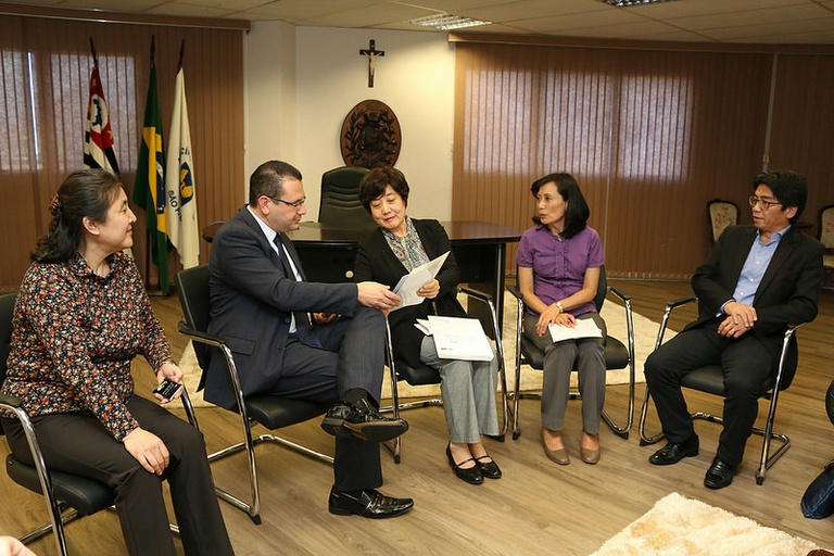 Rafa Zimbaldi recebe comitiva chinesa, da cidade de Shenyang, para estreitar relações internacionais