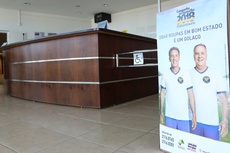 Câmara de Campinas é um dos postos de arrecadação da Campanha do Agasalho 2018