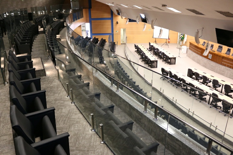 Com mezanino liberado, Câmara passa a funcionar com capacidade total – 330 pessoas - a partir da reunião desta quarta (28 )
