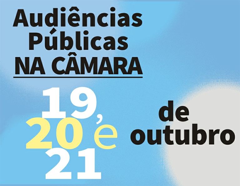 Projetos da Lei de Uso e Ocupação de Solo e Desenvolvimento Ordenado:  Câmara realizará audiências públicas em 19, 20 e 21 de outubro
