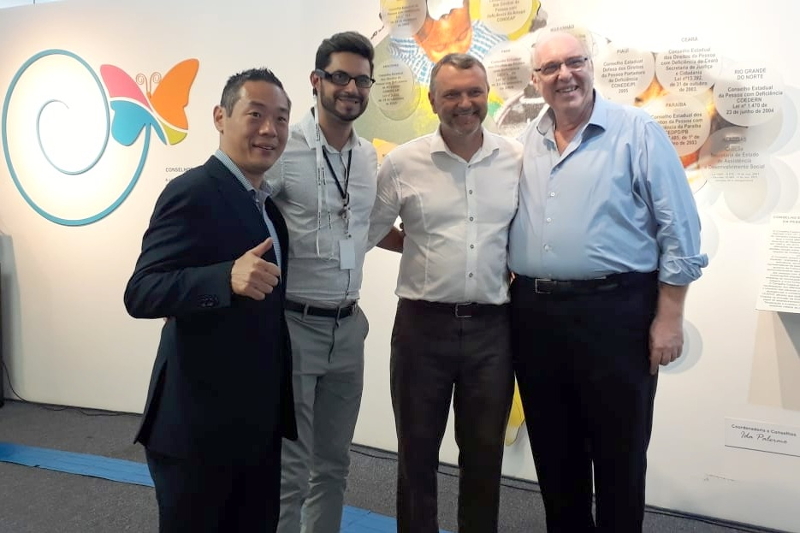 Pessoas com deficiência ou mobilidade reduzida: Jorge da Farmácia representa a Câmara em exposição na capital