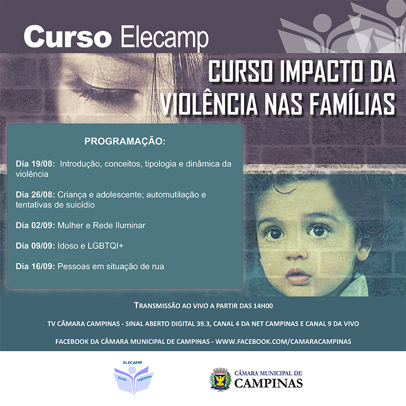 Elecamp e EGDS promovem curso sobre o impacto da violência nas famílias