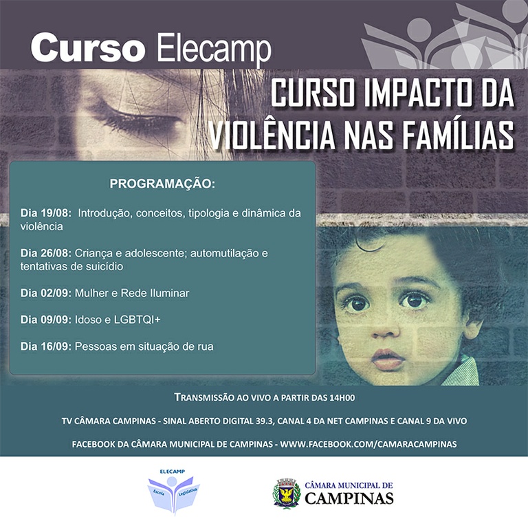Elecamp e EGDS promovem curso sobre o impacto da violência nas famílias