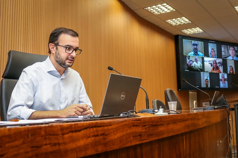 Comissão de Representação recebe Ney Carrasco e Fórum Municipal de Cultura para falar sobre cadastro e destinação dos recursos provenientes da Lei Aldir Blanc