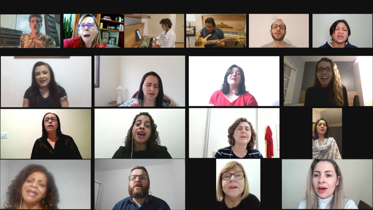 Coral da Câmara grava vídeo com canções do seu repertório para amenizar os efeitos do isolamento social