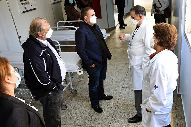 Contra o coronavírus: Presidente da Câmara visita leitos que serão mantidos com R$ 2 milhões disponibilizados pelo Legislativo à prefeitura