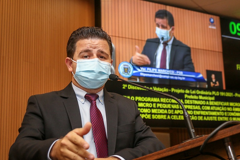 Filipe Marchesi pede a criação de Frente Parlamentar para discutir a questão da fome no município