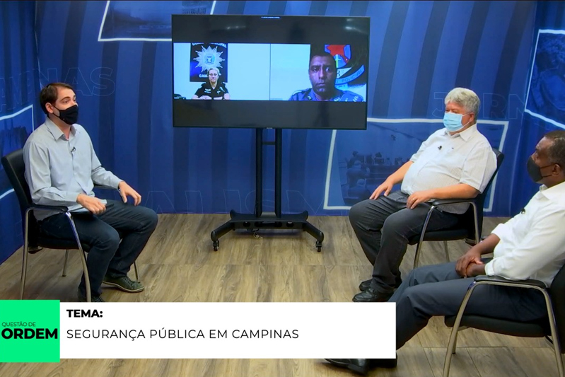 TV Câmara: novo episódio do Questão de Ordem debate a Segurança Pública em Campinas