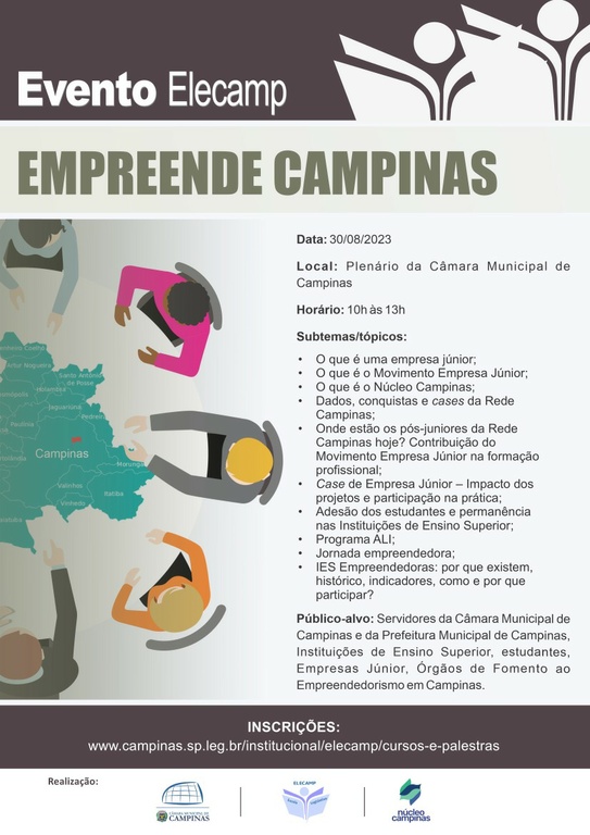 Elecamp promove encontro para debater temas voltados à Empresa Júnior