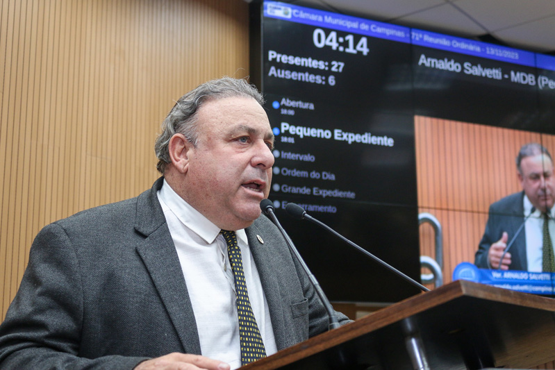 Arnaldo Salvetti prioriza Saúde, Cultura e Serviços Públicos por meio das Emendas Impositivas para o orçamento de 2024