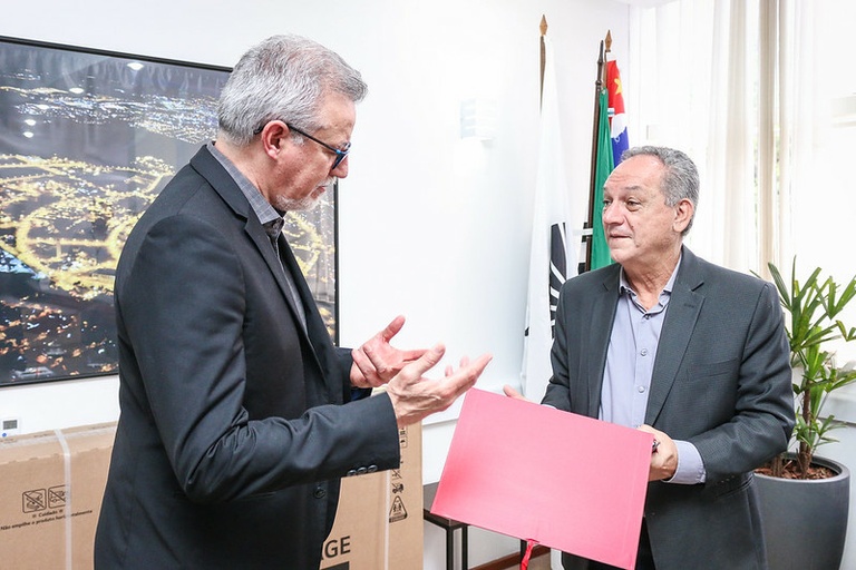 Luiz Rossini se reúne com reitor da Unicamp para estreitar parcerias entre o Legislativo e a universidade