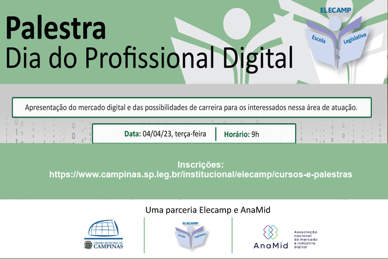 Elecamp, em parceria com a AnaMid, promove palestra sobre o Dia do Profissional Digital