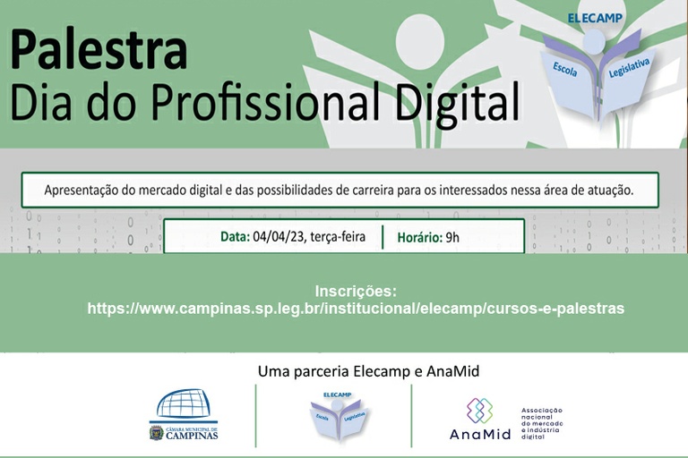 Elecamp, em parceria com a AnaMid, promove palestra sobre o Dia do Profissional Digital