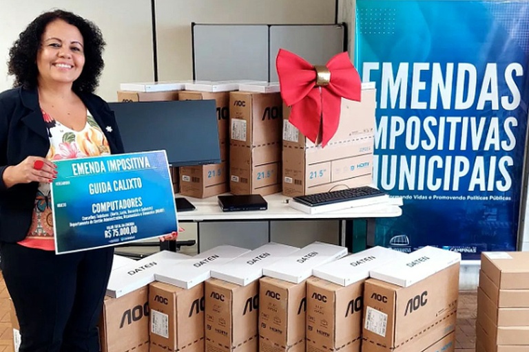 Emendas Impositivas, do papel à realidade: Conselhos Tutelares de Campinas recebem computadores adquiridos com valores destinados por Guida Calixto