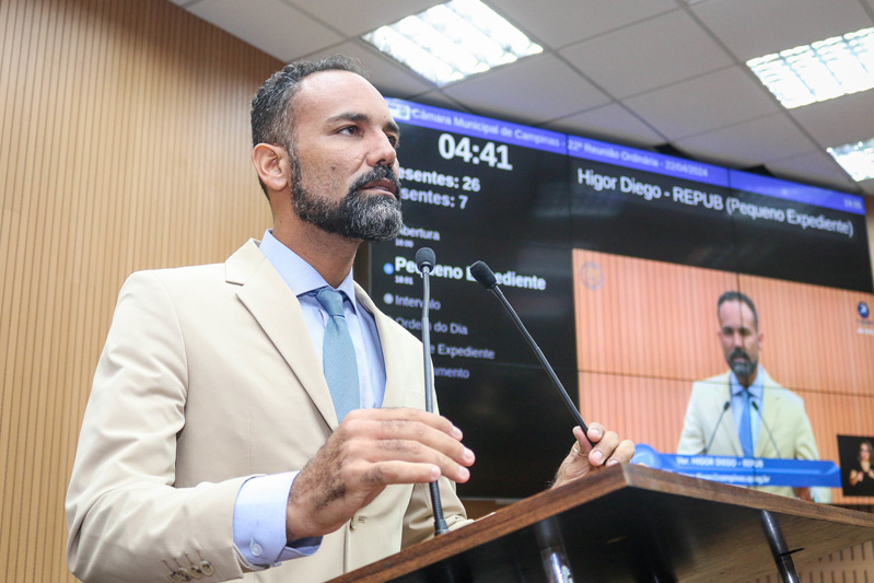 Em Indicação, Higor Diego reivindica equipamentos de Saúde e Educação para atender demandas que serão geradas pelo Cidade Sete Sóis Dunlop, no Campo Grande