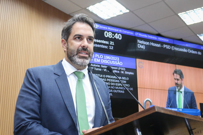 Nelson Hossri protocola Projeto de Lei que estabelece o ‘Disque Denúncia contra Doutrinação nas Escolas’ no serviço 156