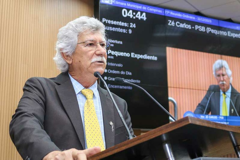 Zé Carlos protocola Projeto de Lei que libera funcionamento de comércio, indústria e prestadores de Campinas para qualquer horário
