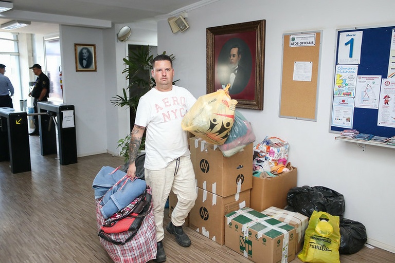Câmara encaminha última remessa de doações para a Campanha do Agasalho: mais de oito toneladas de mantimentos foram arrecadados desde abril